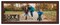Panoramic Decor Brown Picture Frame - UV Acrylic, Foam Board Backing, Hanging Hardware